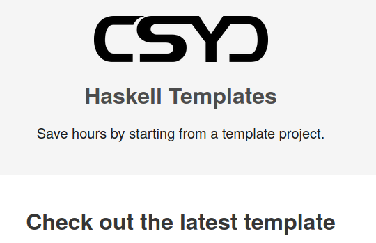 The Haskell templates product