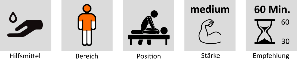 A traditional Thai massage position icon set