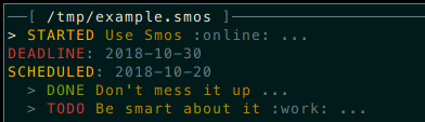 An example smos file